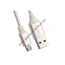 USB Дата-кабель "ANKER" Micro USB 0,9 метра (серый/коробка)