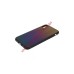 Защитная крышка "LP" для iPhone X "Rainbow Glass Case" (золотой градиент/коробка)