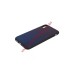 Защитная крышка "LP" для iPhone X "Rainbow Glass Case" (синий градиент/коробка)