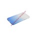 Защитная крышка "LP" для iPhone X "Градиент" (прозрачная с синим/европакет)