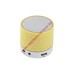 Bluetooth колонка LP-S08 MicroSD, USB, AUX, Радио, LED подсветка, желтая