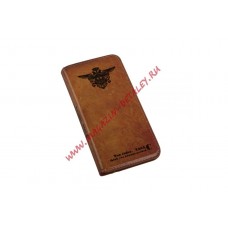 Чехол из эко – кожи History "Знак орел" для Apple iPhone 6, 6s раскладной, коричневый